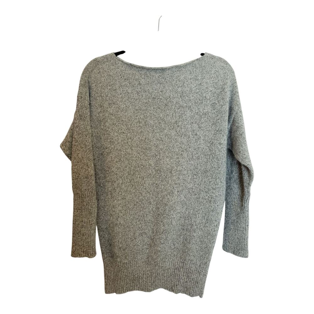 Peruvian Connection Womens Small Aspen 100% Royal Alpaca Sweater Boatneck Gray